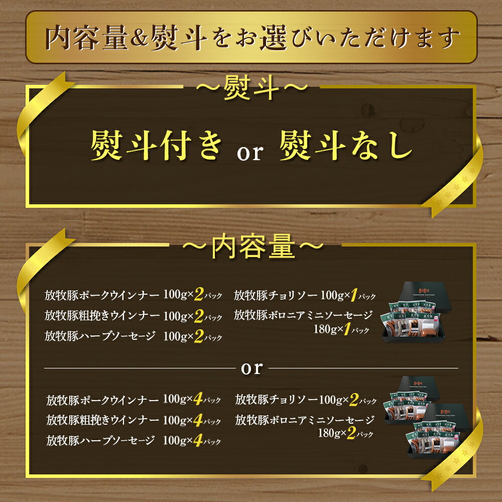 【ふるさと納税】【ギフト用】北海道産放牧豚ウインナーセット 1～2セット 熨斗あり or なし | 熨斗 北海道産 放牧豚 無添加 ウインナー ソーセージ セット 詰め合わせ 化粧箱 ギフト 贈り物 豚肉 ポーク おつまみ 安心 お取り寄せ 北海道 恵庭市 北海道恵庭 - 画像2