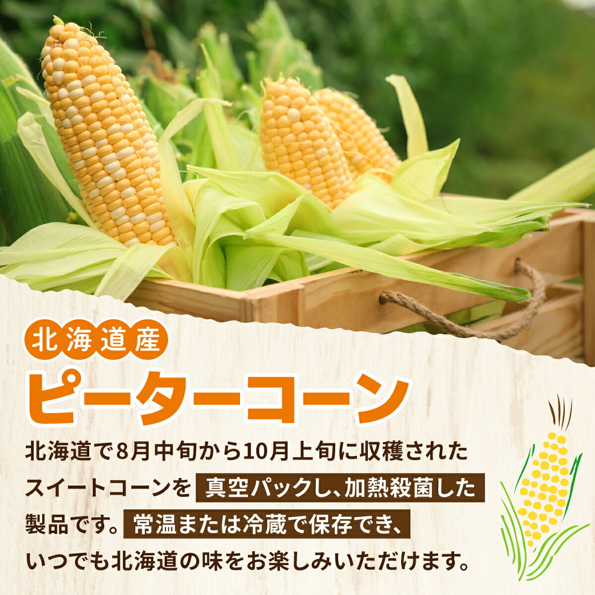 【ふるさと納税】【選べる内容量】＜先行予約＞レトルトピーターコーン 10〜30本セット【crd-006】【crd-007】【crd-008】 - 画像2