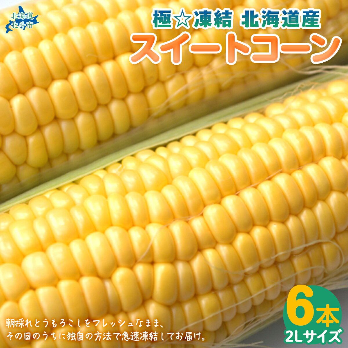 極☆凍結 北海道産スイートコーン【 ふるさと納税 人気 おすすめ ランキング とうもろこし トウモロコシ とうきび トウキビ コーン スイートコーン 甘い 焼きトウモロコシ 焼き 北海道 北斗市 送料無料 】 HOKP001