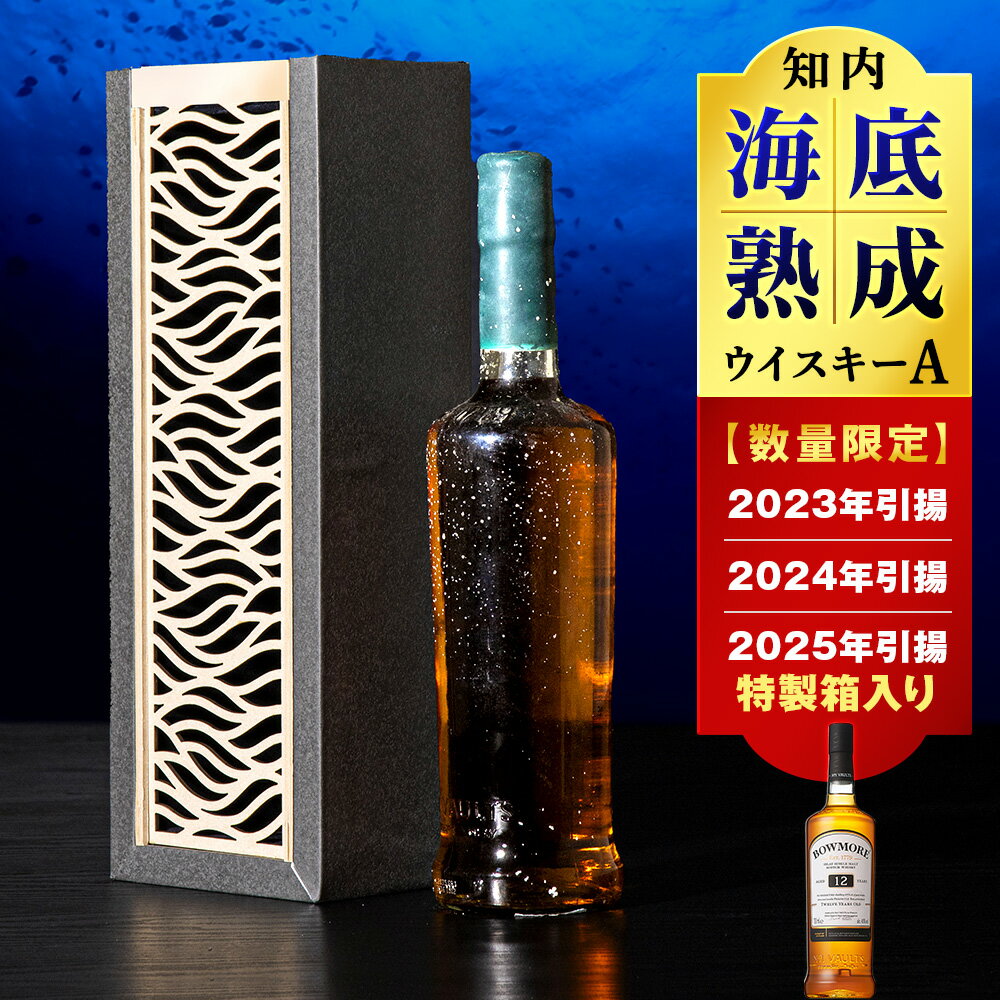 選べる知内海底熟成ウイスキー 【2024年引き揚げ】【2025年引き揚げ】知内海底熟成ウイスキー A知内町 ふるさと納税 北海道ふるさと納税 北海道 ウイスキー 海底ウイスキー 海底熟成 洋酒 海底酒