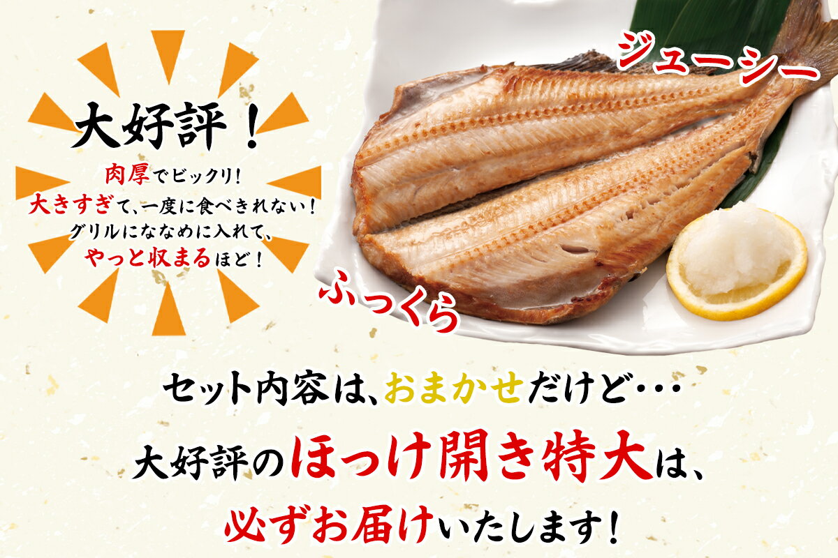 【ふるさと納税】 【選べる内容量 発送月】干物 訳あり 詰め合わせ 2.2kg～3.5kg以上 規格外 不揃い 傷 セット 魚 冷凍 ホッケ サバ カレイ イワシ ご飯のお供 おつまみ お中元 お歳暮 贈り物 発送時期が選べる 魚介類 送料無料 サムネイル2