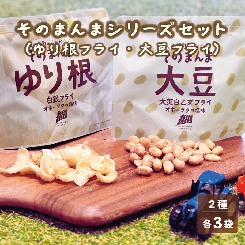 ＜ゆり根フライ・大莢白乙女フライ 6個(各3個)セット＞北海道 北海道産 ゆり根 大莢白乙女 大豆 フライ そのまんま そのまんまシリーズ