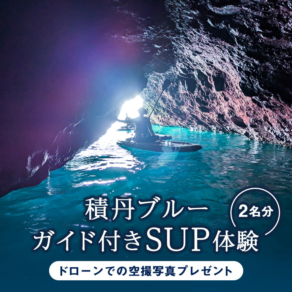 【ふるさと納税】SUP 体験 2名 北海道 海底公園 ガイド付き ドローン 空撮写真サップ パドルボード 体験 ツアー スポーツ 北海道ふるさと納税 積丹町 ふるさと納税