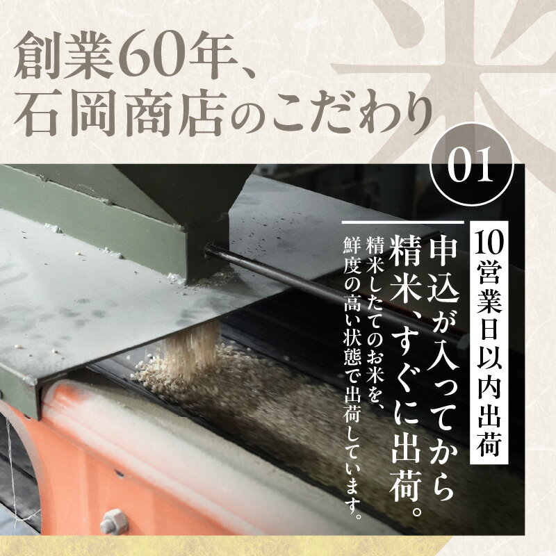 【ふるさと納税】＼ 10営業日以内発送 ／ 北海道産 特A ゆめぴりか 精米 5kg 10kg ご注文後精米 令和6年産 石岡商店 米 ごはん 単一原料米 お米 人気 ブランド 北海道米 おにぎり すぐ届く 道産米 白米 低温保管 高品質 余市 おいしいお米 コスパ 北海道 余市町 送料無料 サムネイル2
