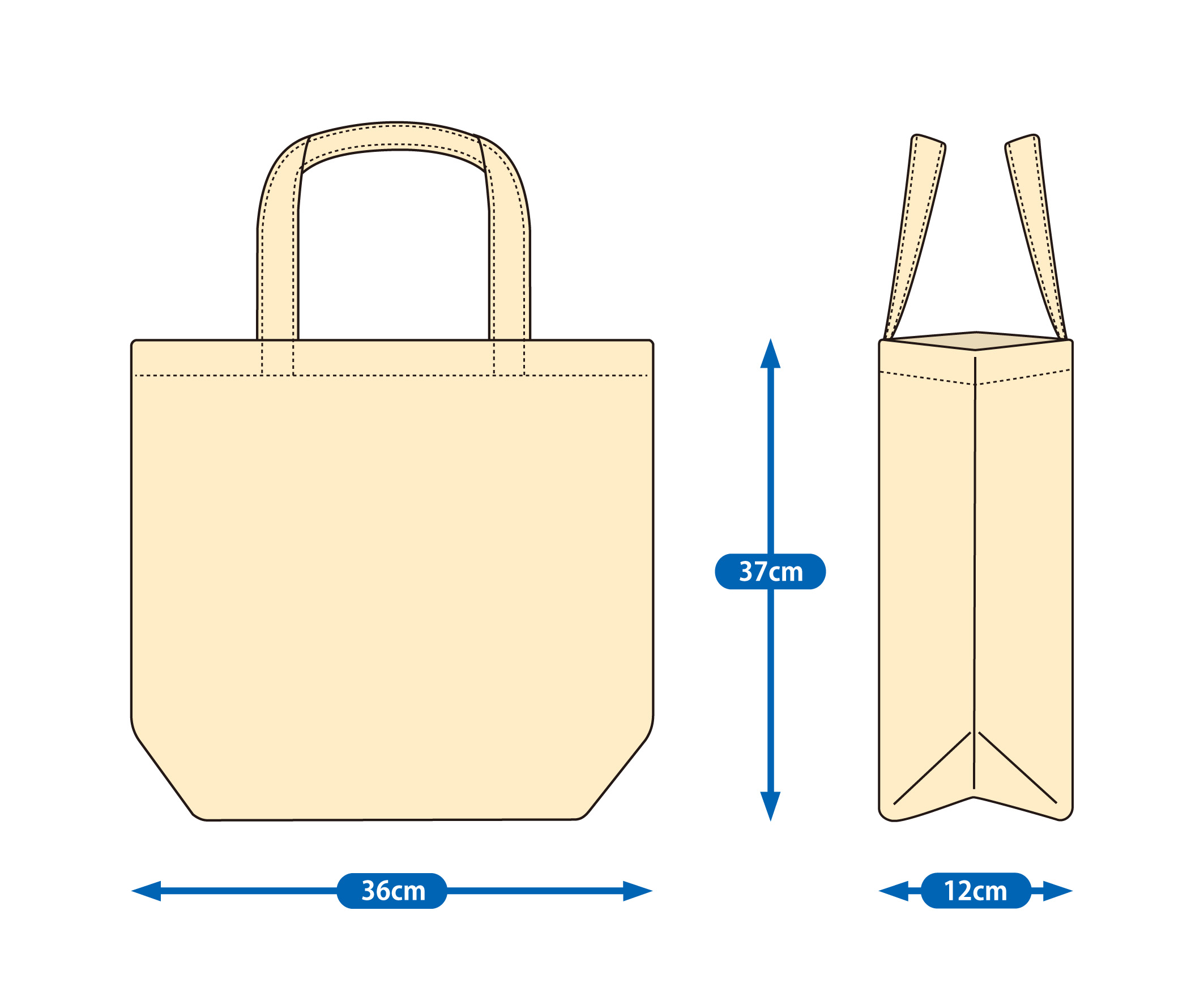 【ふるさと納税】あに丸自衛隊北部方面隊　クマ隊長トートバッグ サムネイル3