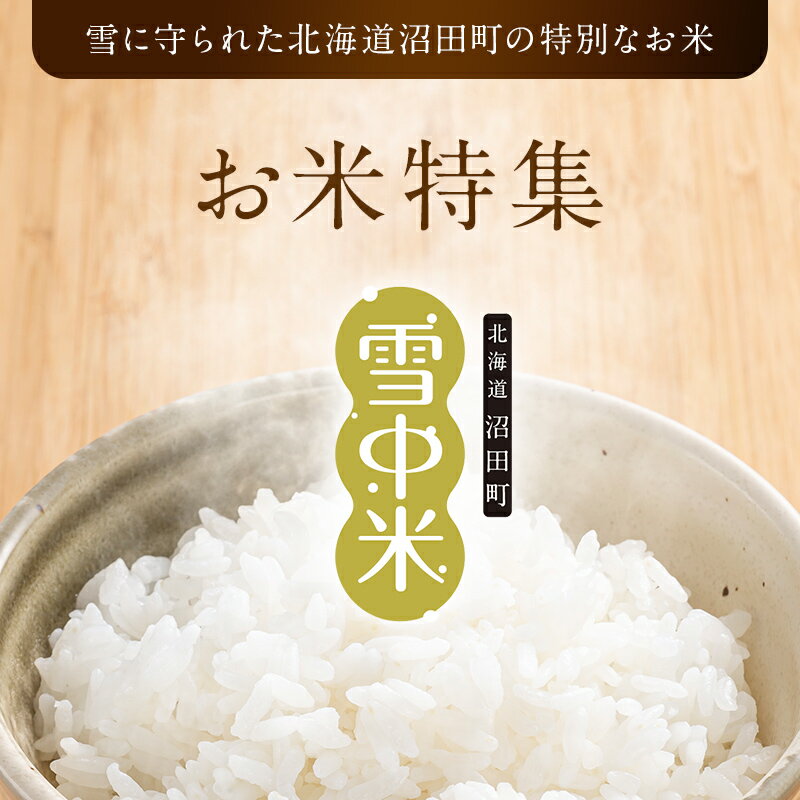 【ふるさと納税】令和7年産 先行予約 特Aランク ななつぼし ＜ 精米 / 玄米 / 無洗米＞ 選べる容量（2kg～20kg） 【選べる種類 / 容量 / 発送月】 雪冷気 雪中米 SDGs こめ コメ お米 白米 ご飯 ごはん 北海道 ブランド米 お取り寄せ 【2026年4月以降順次発送予定】 サムネイル2