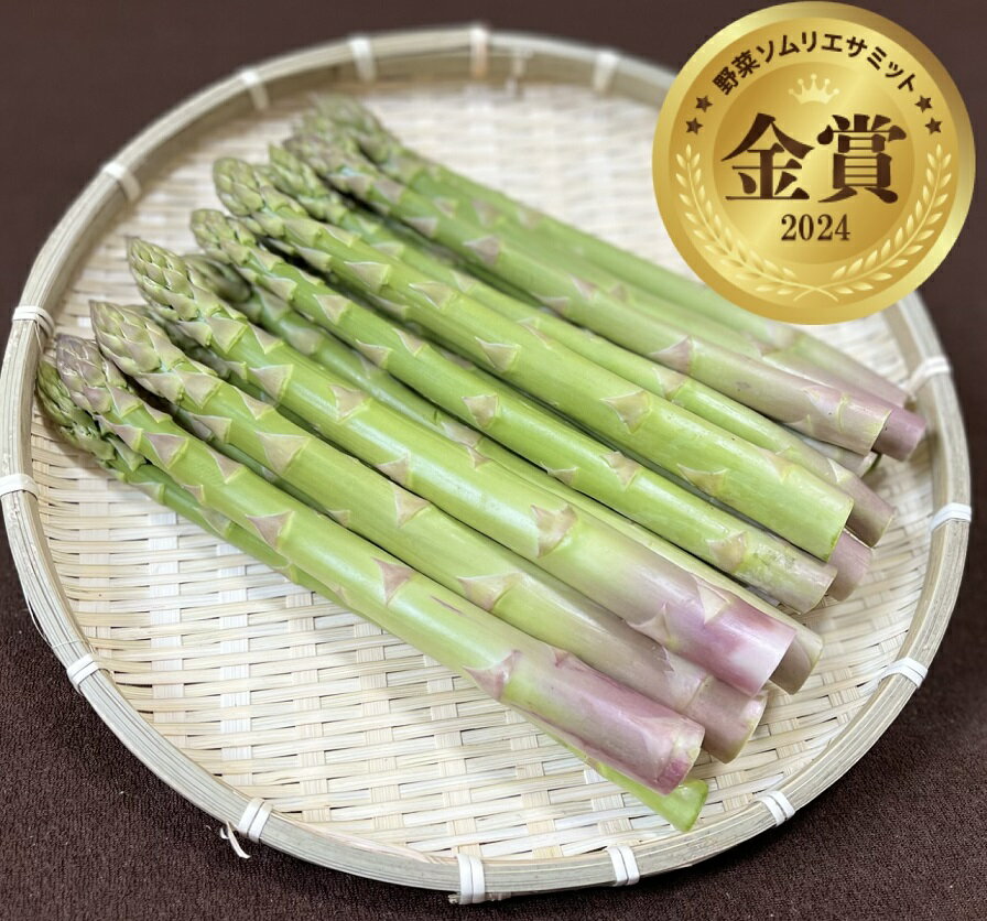 朝採り アスパラ グリーンアスパラ Lサイズ以上 北海道 鷹栖町 金賞 受賞 アスパラ アスパラガス 北海道 鷹栖町 送料無料 【2026年4月上旬～5月上旬迄発送予定】