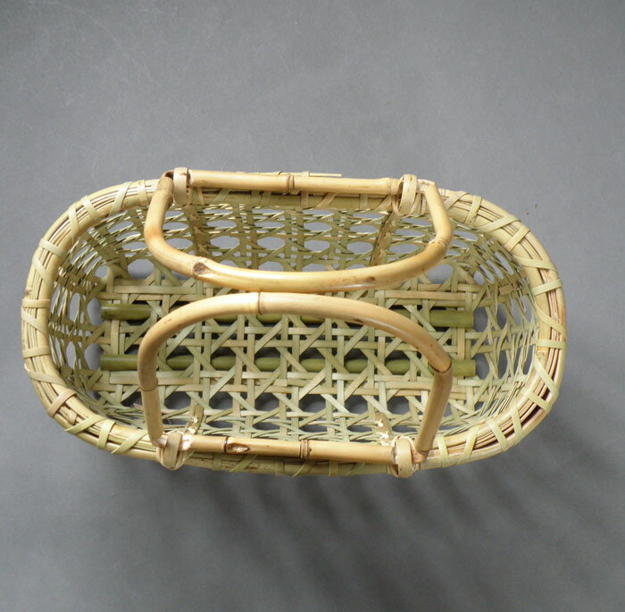 【ふるさと納税】千島笹 八つ目編みバッグ【北の竹工房】日用品 雑貨 竹材 竹製品 加工品 竹細工 籠 かご カゴ 北海道 比布町 ぴっぷ 1003-010 サムネイル2