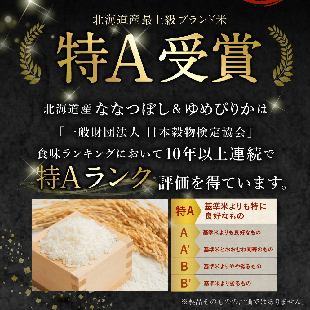 【ふるさと納税】ななつぼし ゆめぴりか 北海道産 白米 精米 送料無料 おこめ こめ 愛別米 20000円 ～ 412000円 2万円 ～ 41万2000円【A62222】 - 画像3