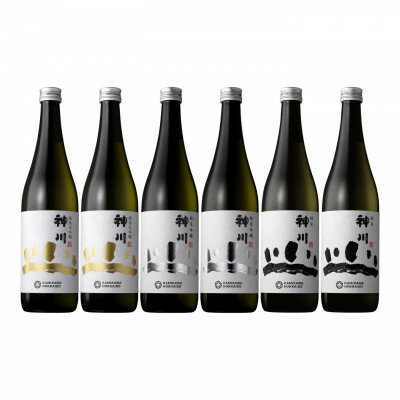 神川　純米・純米吟醸・純米大吟醸　各2本　6本セット【配送不可地域：離島】【1636003】