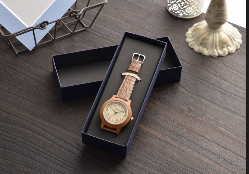 【ふるさと納税】木製腕時計シルバーリングタイプ（ケヤキUT-3-K）ケヤキ サムネイル2