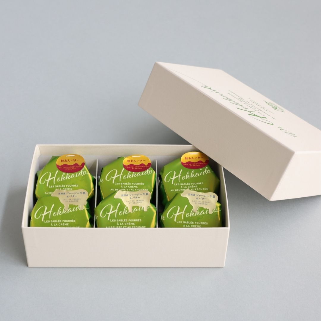 【ふるさと納税】バターチーズサンド美瑛限定味6個セット | クッキー バターサンド 洋菓子 スイーツ お菓子 詰め合せ お取り寄せ バレンタイン ギフト 北海道 北海道美瑛 美瑛町 美瑛　ジャージー牛乳 美瑛産　北海道産 十勝粒あん 粒あん フェルムラテール美瑛[014-86] - 画像2