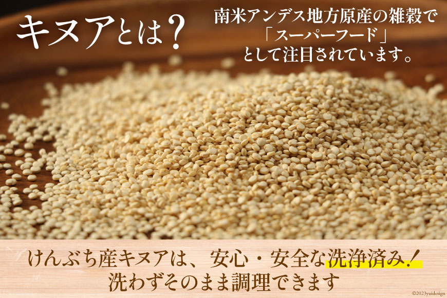 【ふるさと納税】 スーパーフード！北海道剣淵産 キヌア 80g × 3袋 [VIVAマルシェ 北海道 剣淵町 14656191] 穀物 雑穀 国産 そのまま 食べれる - 画像3