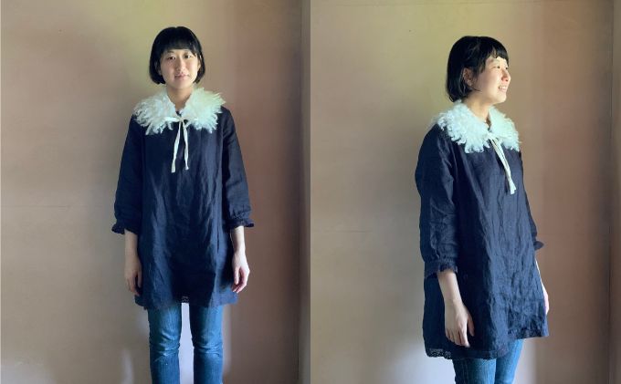 【ふるさと納税】もじゃティペット【北海道美深】 ファッション小物 織物 サムネイル3