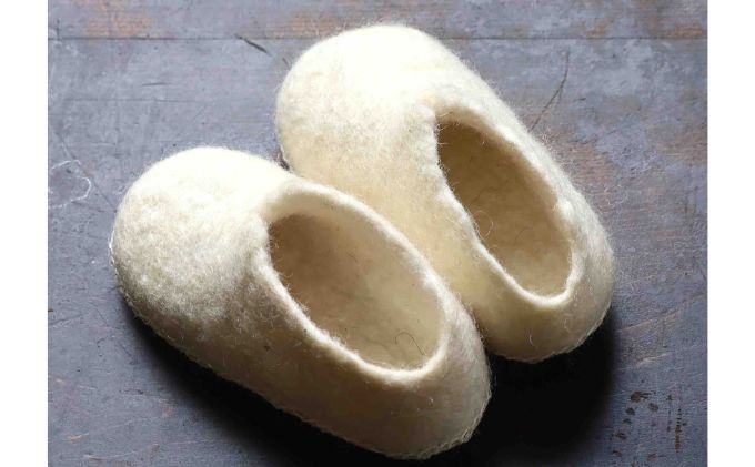 【ふるさと納税】ベビーシューズ Mサイズ（14cm）【北海道美深】 織物 スリッパ 日用品 サムネイル3