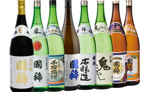 【ふるさと納税】7-110-001　国稀 ドカンと一升瓶8本セット　地域のお礼の品・カタログ・日本酒・お酒　お届け：入金確認後、1週間～1ヶ月以内 サムネイル2