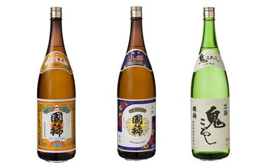 【ふるさと納税】7-024-008　国稀 定番の一升瓶3本セット(国稀・上撰・鬼ころし)　お酒・日本酒　お届け：入金確認後、1週間～1ヶ月以内 サムネイル2