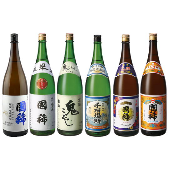 7-060-008　国稀一升瓶6本セット　お届け：入金確認後、1週間～1ヶ月以内
