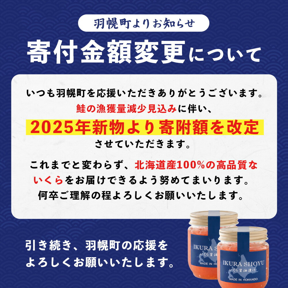 【ふるさと納税】高評価 ★4.7【選べる内容量！】★入金後順次発送！2025年新物★北海道産 天然秋鮭 いくら醤油漬け360g～1.08kg(1個180g)| 国産 天然 さけ いくら 秋鮭 いくら丼 海鮮 卵 セット ふるさと納税 北海道 羽幌 サムネイル2