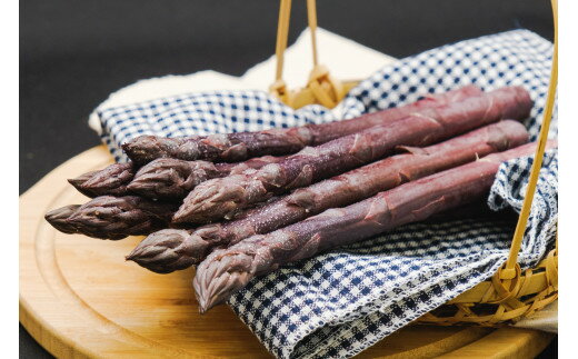 遠別産　紫アスパラ（約800g）L～2Lサイズ混合【先行予約：2026年5月中旬頃～順次出荷】