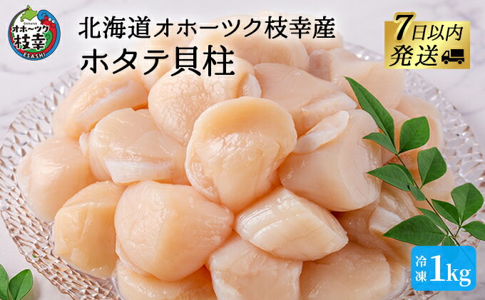 【ふるさと納税】【枝幸ほたて】甘みたっぷり肉厚！大粒冷凍ほたて貝柱1kg 山武水産【 ほたて 帆立 ホタテ 冷凍 魚貝類 魚介類 北海道 オホーツク 枝幸 】 サムネイル2