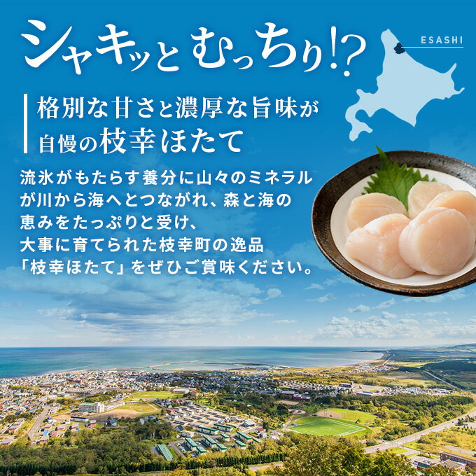 【ふるさと納税】プロも認めるオホーツクブランド「枝幸ほたて」冷凍貝柱1kg（3Sサイズ：41粒～50粒）枝幸漁協 【 刺身 魚介 帆立 超目玉 魚貝類 貝類 海の幸 枝幸産 つまみ 肴 お酒のお供 お酒のあて 北海道 オホーツク 枝幸 】　お届け：7日以内発送 ※在庫状況による - 画像3