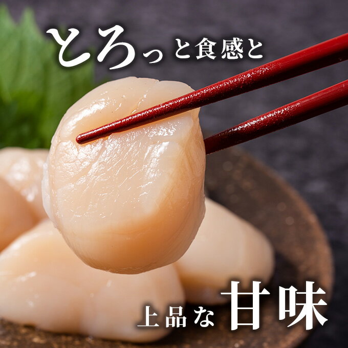 【ふるさと納税】〈選べるグラム数〉北海道 オホーツク産 ふるさとの贈り物 冷凍ほたて貝柱 500g～1.3kg【 枝幸ほたて 至福の味 海洋食品 刺身 魚介 帆立 超目玉 魚介類 ホタテ 帆立 北海道 オホーツク 枝幸 】 サムネイル2