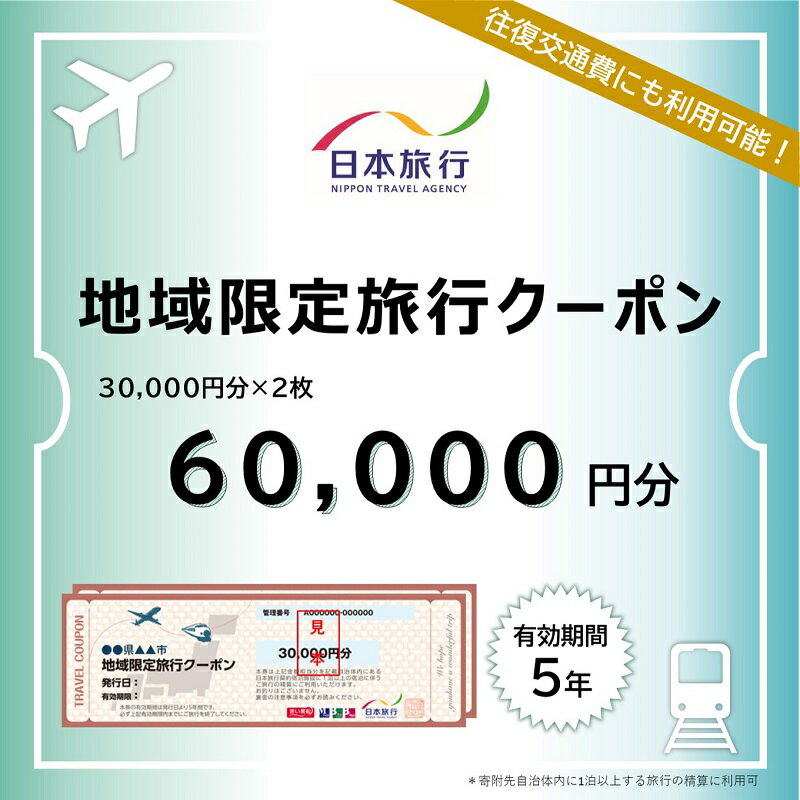 北海道礼文町　日本旅行　地域限定旅行クーポン60,000円分 チケット
