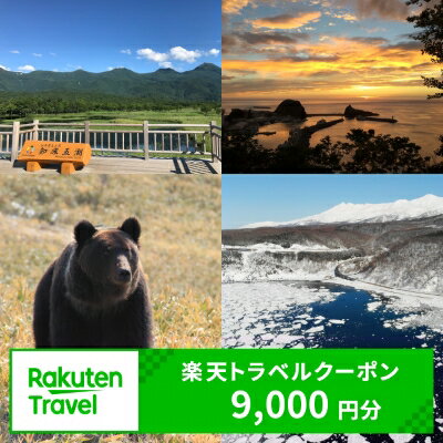 北海道斜里町の対象施設で使える楽天トラベルクーポン　寄付額30,000円