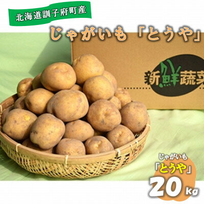 【先行予約　9月中旬以降発送】佐藤農場のじゃがいも「とうや」20kg【配送不可地域：離島・沖縄県】【1097716】