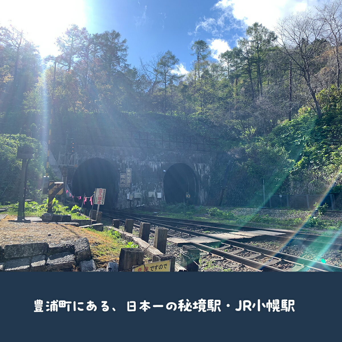 【ふるさと納税】 小幌駅周辺散策ツアー（2人用） 【 ふるさと納税 人気 おすすめ ランキング 体験 イベント 小幌駅 散策 ガイド 歴史 見学 2人 北海道 豊浦町 送料無料 】 TYUL026 サムネイル2