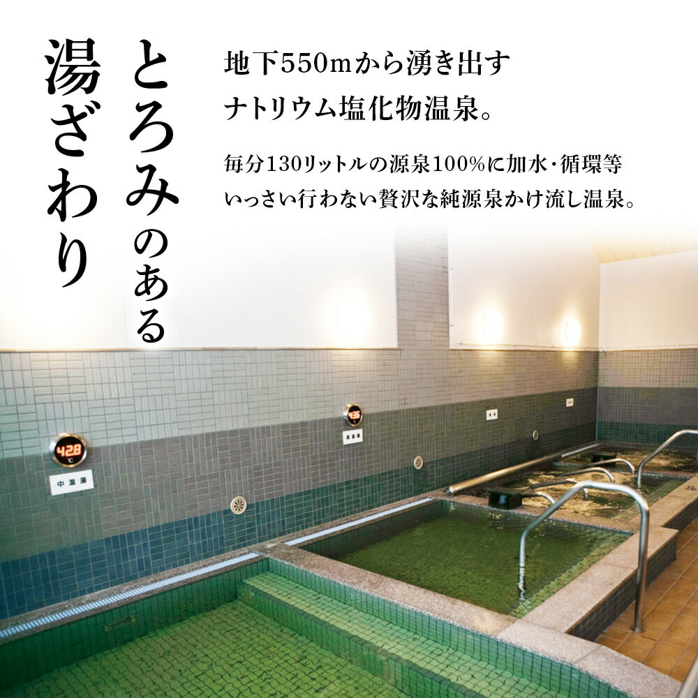 【ふるさと納税】白老町 アヨロ温泉 入浴回数券 11回分 入浴チケット 風呂 リラクゼーション CF001入浴券 温泉チケット 体験 源泉 かけ流し 北海道ふるさと納税 白老 ふるさと納税 北海道 サムネイル2