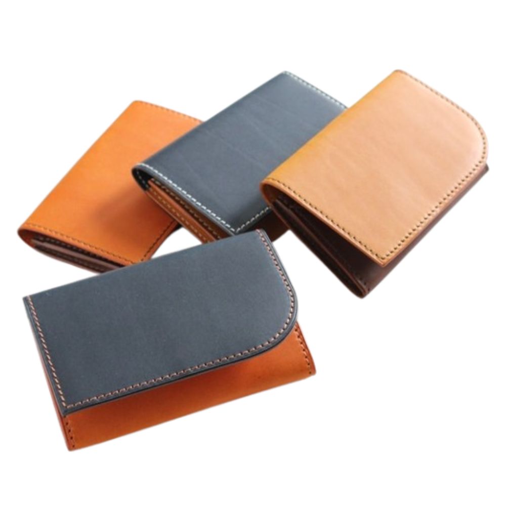 tanikoオリジナル 名刺入れ《厚真町》【Taniko leather】 レザー 革 革製品 長財布 財布 名刺 名刺入れ ケース ギフト 北海道 [AXAP010/AXAP011/AXAP012/AXAP013]