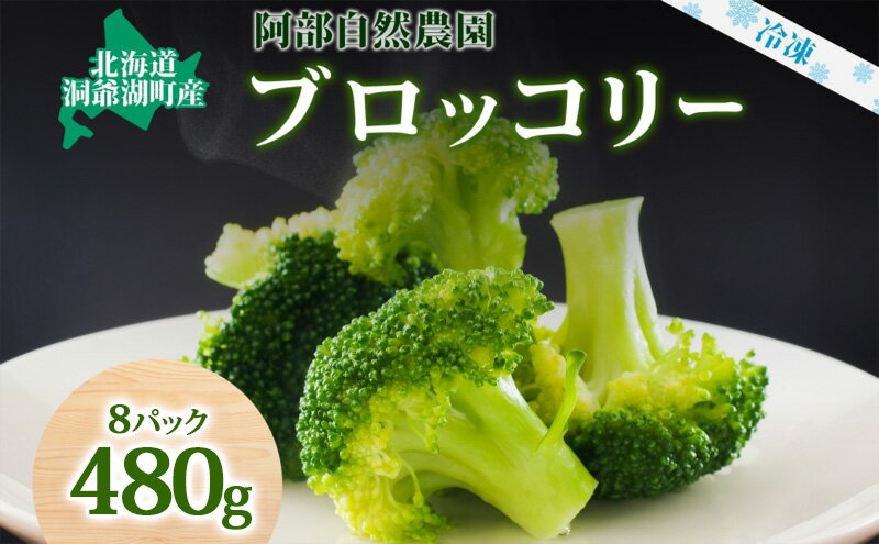 【ふるさと納税】役に立ちます 冷凍カット野菜 ブロッコリー60g×8袋 2025年6月中旬より出荷 冷凍 カット 野菜 小分け 時短 弁当 簡単 調理 便利 国産 北海道 洞爺湖町　お届け：準備整い次第順次配送 - 画像2