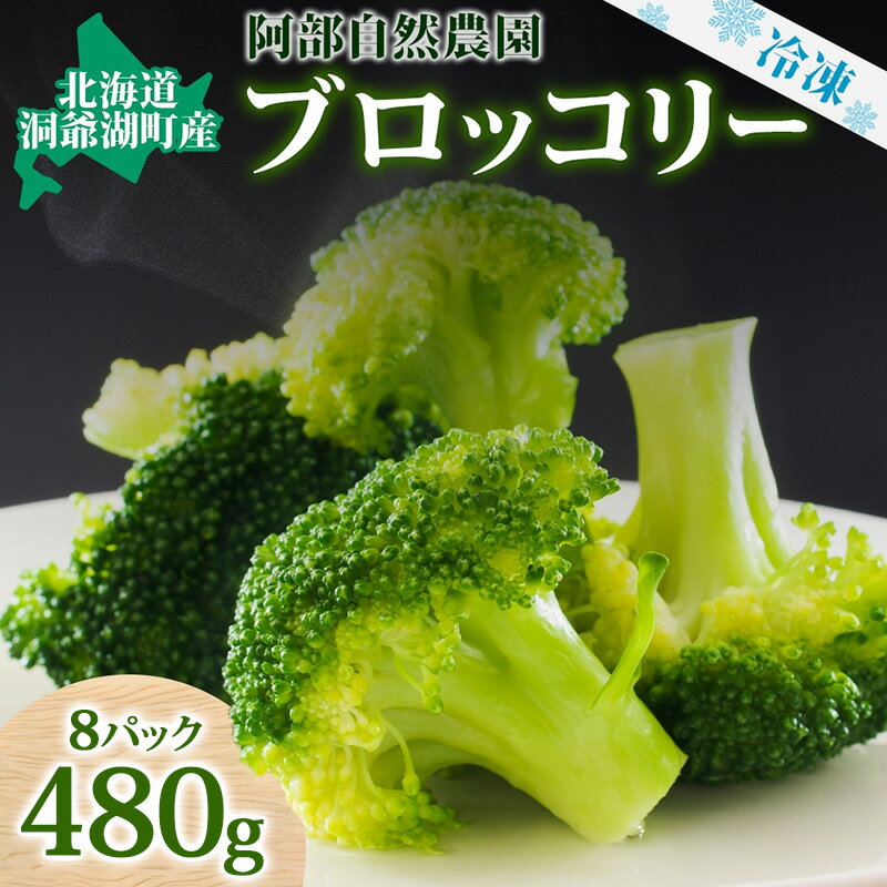 役に立ちます 冷凍カット野菜 ブロッコリー60g×8袋 2025年6月中旬より出荷 冷凍 カット 野菜 小分け 時短 弁当 簡単 調理 便利 国産 北海道 洞爺湖町　お届け：準備整い次第順次配送