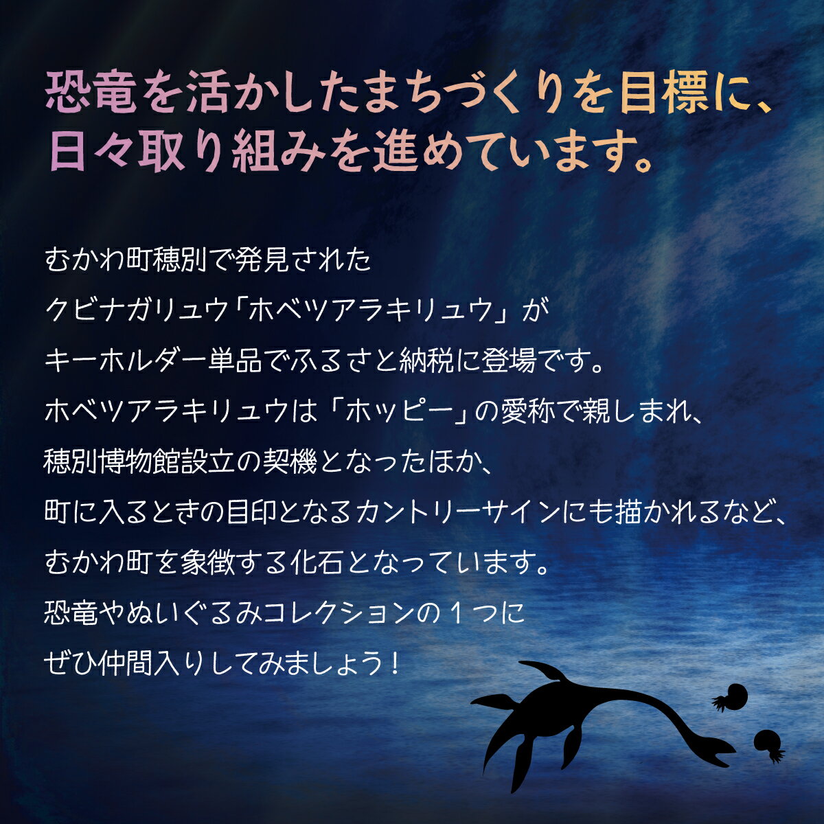 【ふるさと納税】恐竜キーホルダー ホベツアラキリュウ ふるさと納税 人気 おすすめ ランキング 恐竜 きょうりゅう ホベツアラキリュウ 首長竜 ぬいぐるみ キーホルダー 北海道 むかわ町 送料無料 MKWG026 サムネイル2