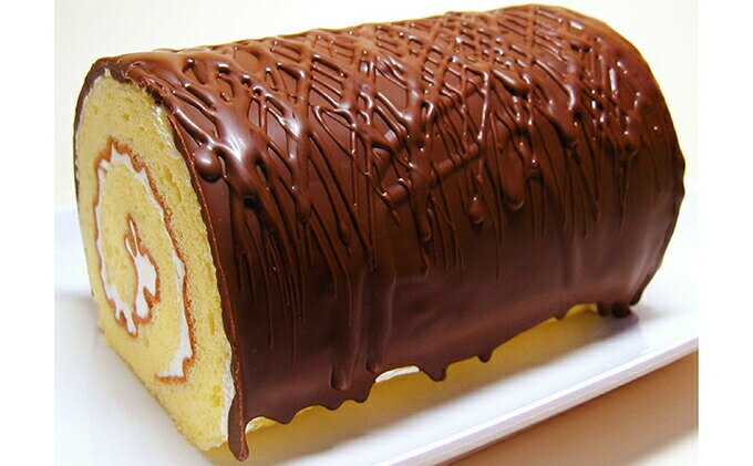 【ふるさと納税】 見た目も味も 昭和レトロ　懐かしの チョコロールケーキ の ペアセット 冷凍 北海道産 生クリーム バタークリーム チョコ ロールケーキ チョコレート ケーキ 母の日 父の日 敬老の日 こどもの日 誕生日 スイーツ プレゼント - 画像2