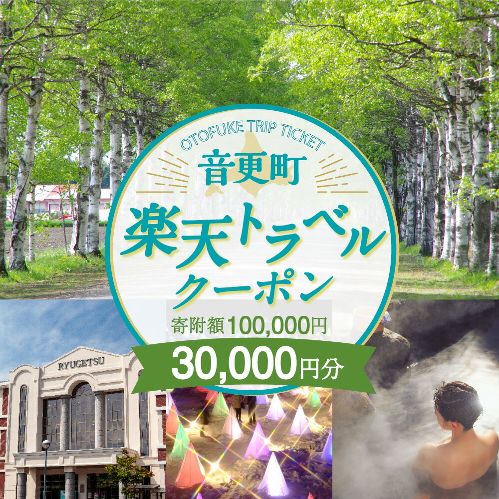 【ふるさと納税】北海道音更町の対象施設で使える楽天トラベルクーポン 寄附額100,000円 旅行 観光 トラベル レジャー 体験 温泉 宿泊 ホテル 旅館 予約 国内 十勝温泉 モール温泉 チケット クーポン 宿泊券 宿泊補助券 金券 北海道 音更町 楽天スーパーSALE 9月開催 サムネイル2