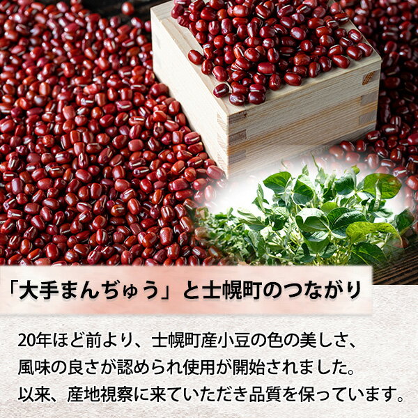 【ふるさと納税】士幌町の小豆「エリモショウズ」使用 大手饅頭伊部屋の大手まんぢゅう10個入り まんじゅう 饅頭 北海道 北海道産 小豆 あずき 岡山 国産 デザート スイーツ 贈り物 ギフト おすすめ プチギフト ふるさと 詰合 詰め合わせ 乳製品 送料無料 十勝 士幌町 6000円 - 画像3