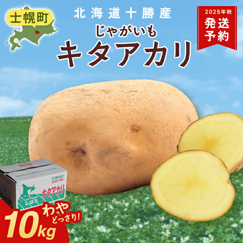 じゃがいも 10kg 北海道 キタアカリ ふるさと 北海道産 十勝産 きたあかり 北あかり 黄金男爵 栗じゃが クリじゃがいも ジャガイモ 芋 いも ポテト お取り寄せ まとめ買い 送料無料 十勝 士幌町 9000円