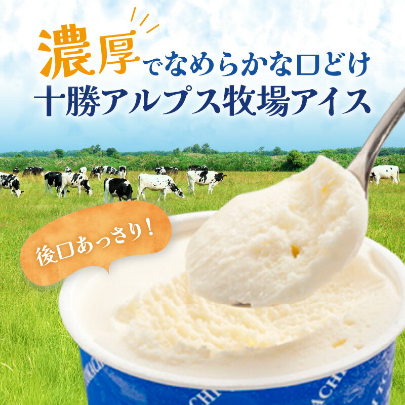 【ふるさと納税】【選べる種類と個数！】ブラウンスイス牛の生乳から作られた希少な 十勝アルプス牧場 アイスセット！プレミアム 濃厚ショコラ バニラ クリームチーズ あずき アイス アイスBOX 北海道アイス 十勝アイス 北海道 清水町 送料無料 - 画像3