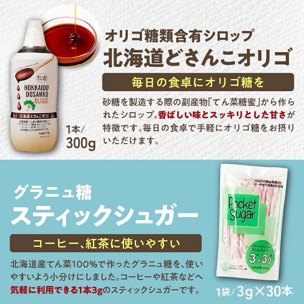 【ふるさと納税】砂糖 ギフトセット グラニュー糖 オリゴ糖 日本甜菜製糖 スズラン印 詰め合わせ ギフト セット 調味料 箱入り 北海道 十勝 芽室町 サムネイル3