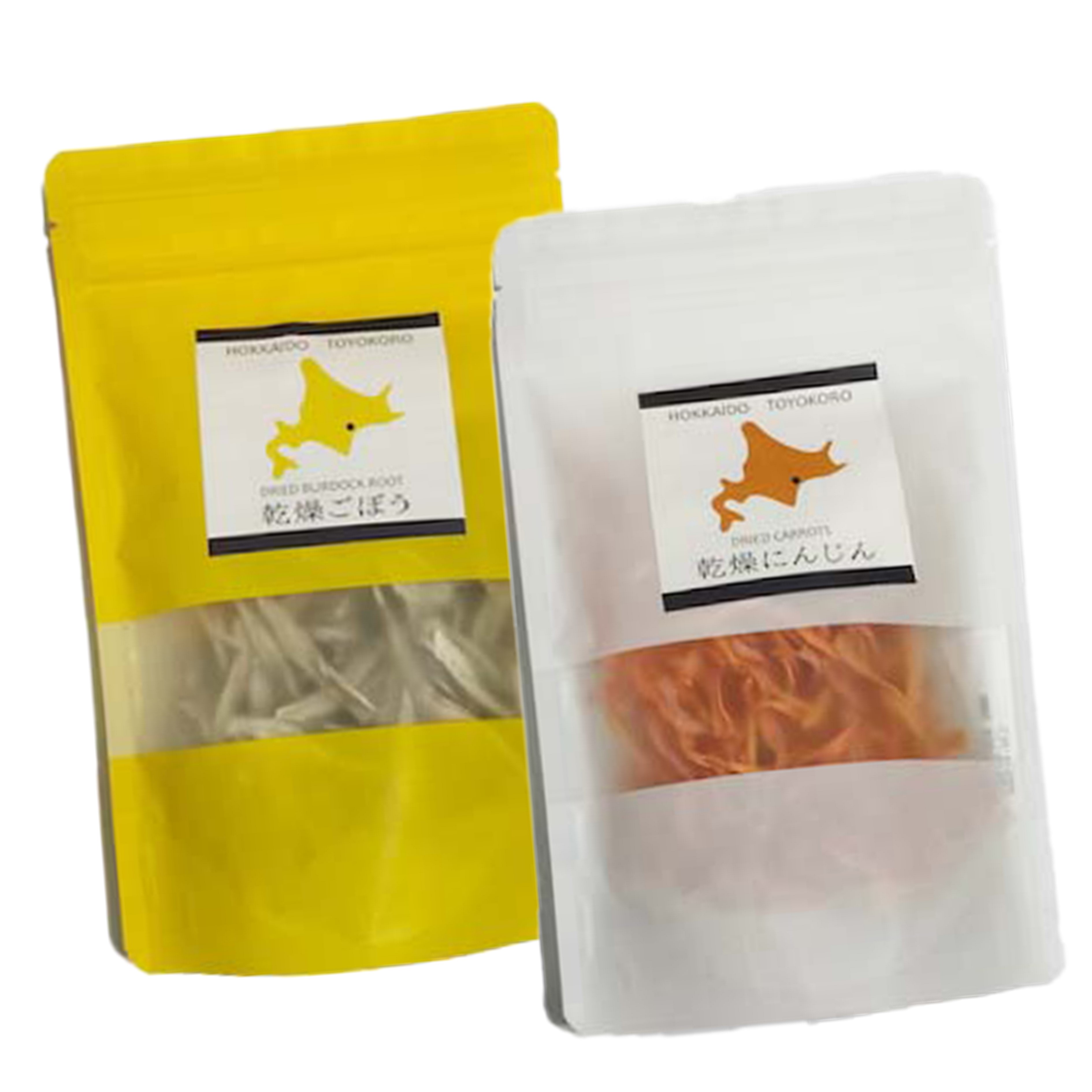 【ふるさと納税】【乾燥野菜 シリーズ】 ごぼう ・ にんじん ギフト セット" 北海道 十勝 豊頃町 " 特産 数量限定 送料無料 簡単レシピ 栄養価 長期保存 - 画像3