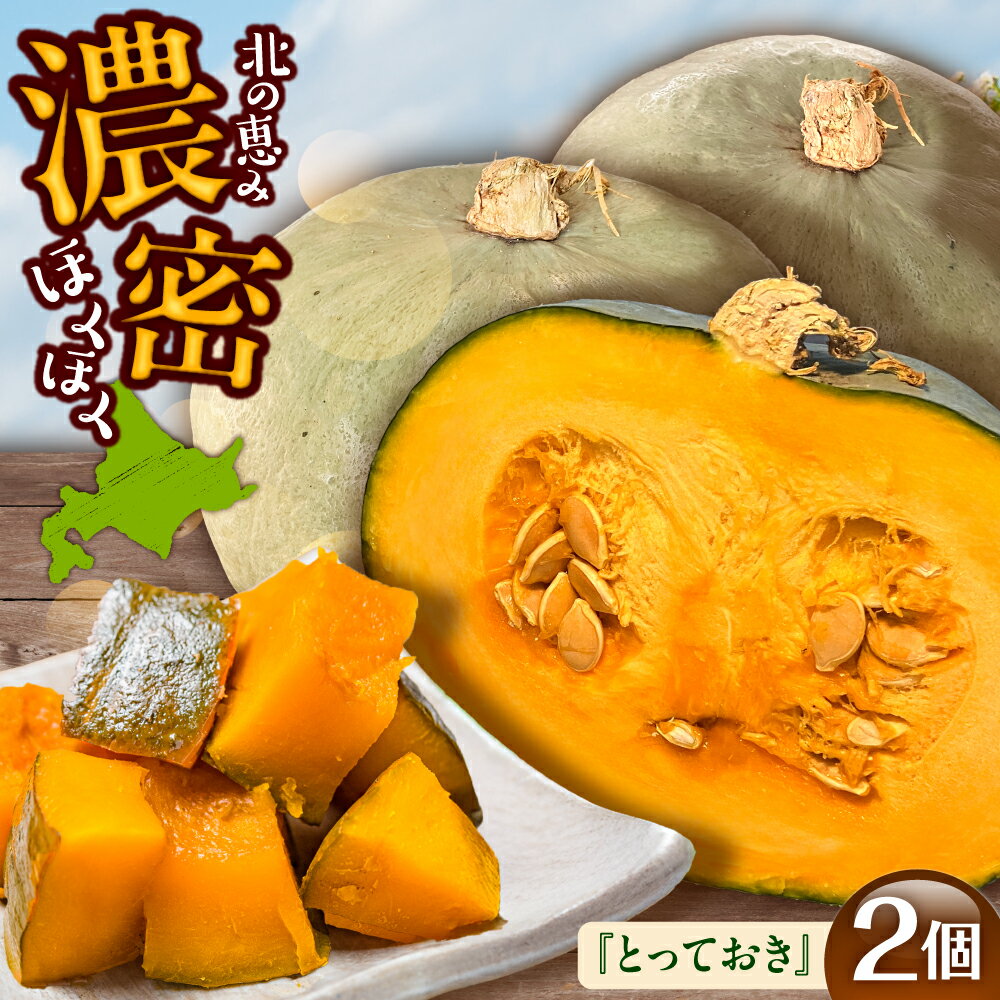 【先行予約】北海道 かぼちゃ とっておき 2個 【9月中旬以降発送】足寄町/足寄アグリバイオ株式会社 カボチャ 南瓜 北海道産 道産 国産 食べ比べ セット 旬 新鮮 産地直送 産直 あしょろ ハロウィン グラタン スープ 新鮮 常温 常温配送 [BEAC010]