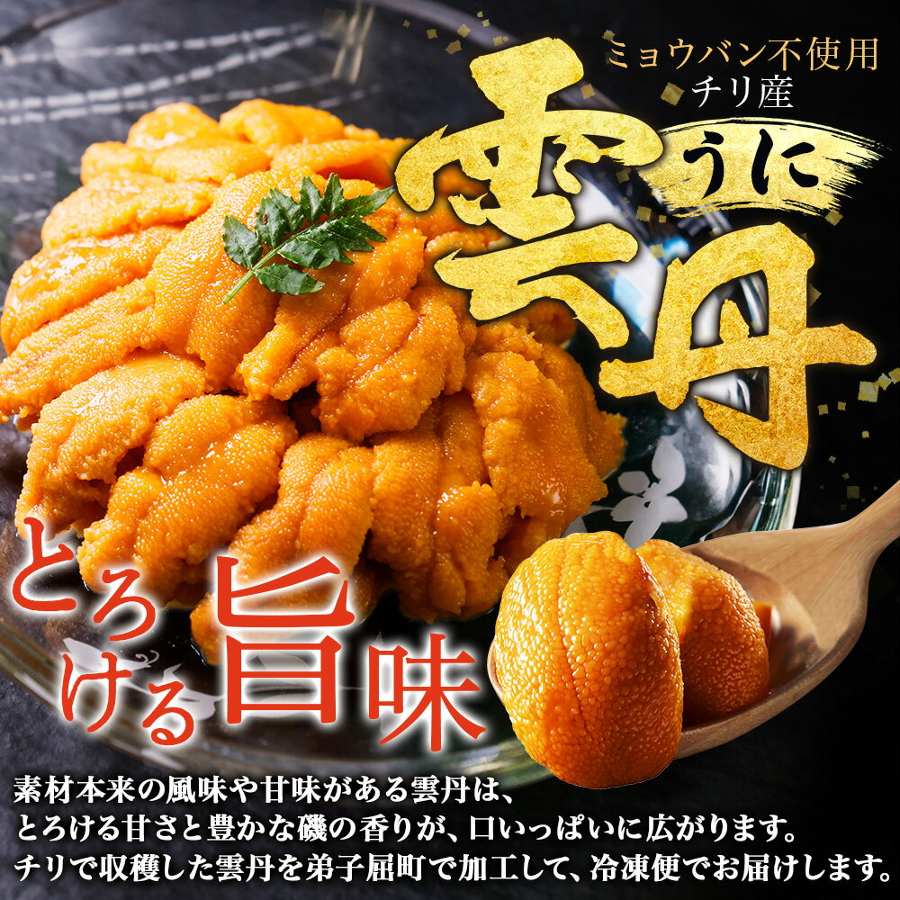 【ふるさと納税】 3585.うに いくら ほたて 豪華 海鮮 セット 4人前 ウニ チリ産 冷凍 200g イクラ 200g ホタテ 300g 雲丹 帆立 魚卵 丼 セット 送料無料 北海道 弟子屈町 - 画像2