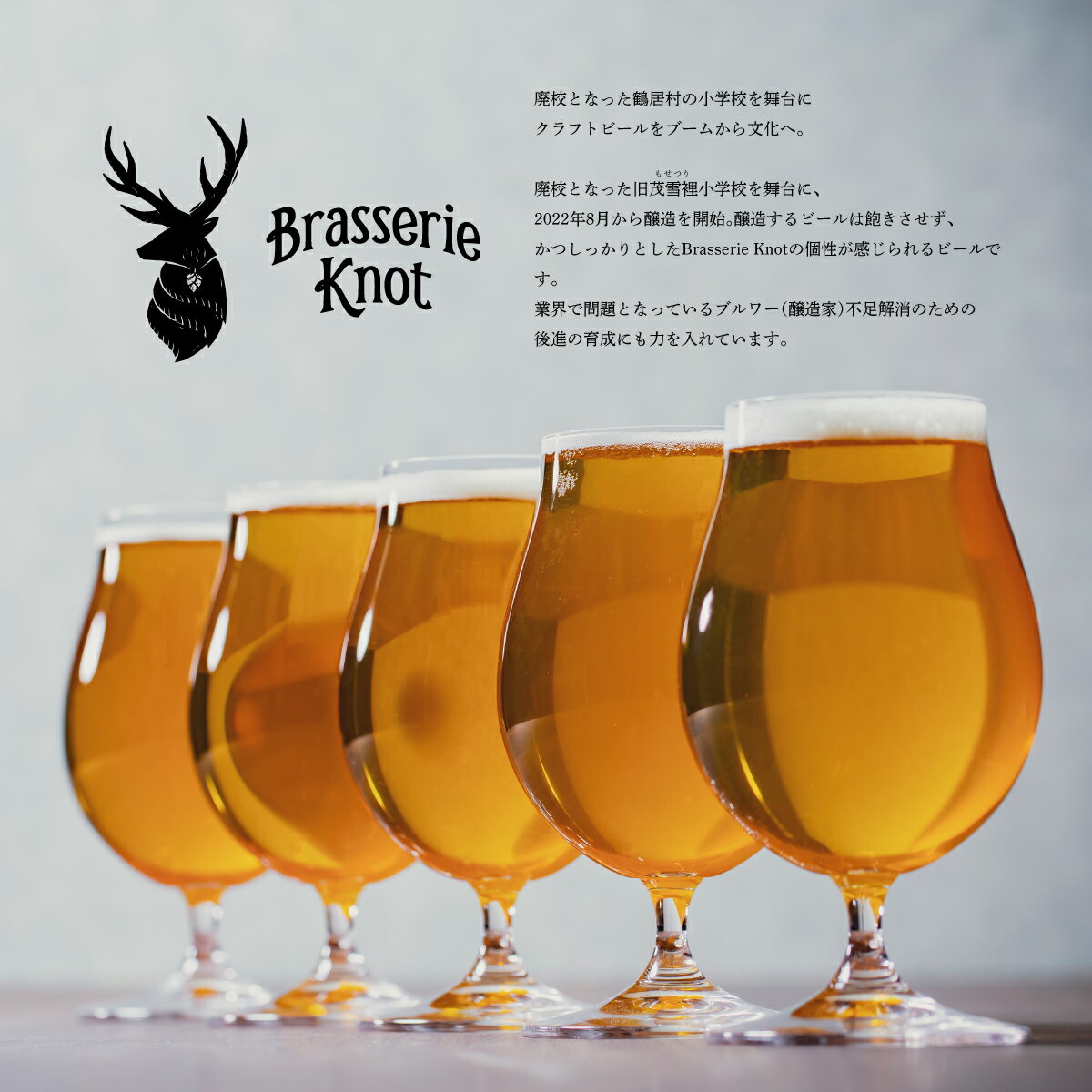 【ふるさと納税】超目玉 スーパーセール クラフトビール 飲み比べ セット 北海道 鶴居村 Brasserie Knot 定番ビール 4種各1本 合計4本：お酒 ご当地ビール 地ビール ブラッスリーノット ギフト 詰合せ 詰め合わせ お歳暮 お買い物マラソン サムネイル3
