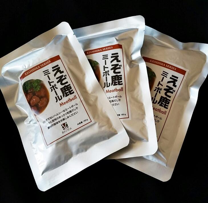 【ふるさと納税】ヘルシー「レトルト鹿肉ミートボール」【180g×6袋】 グルメ 食べ物 - 画像3