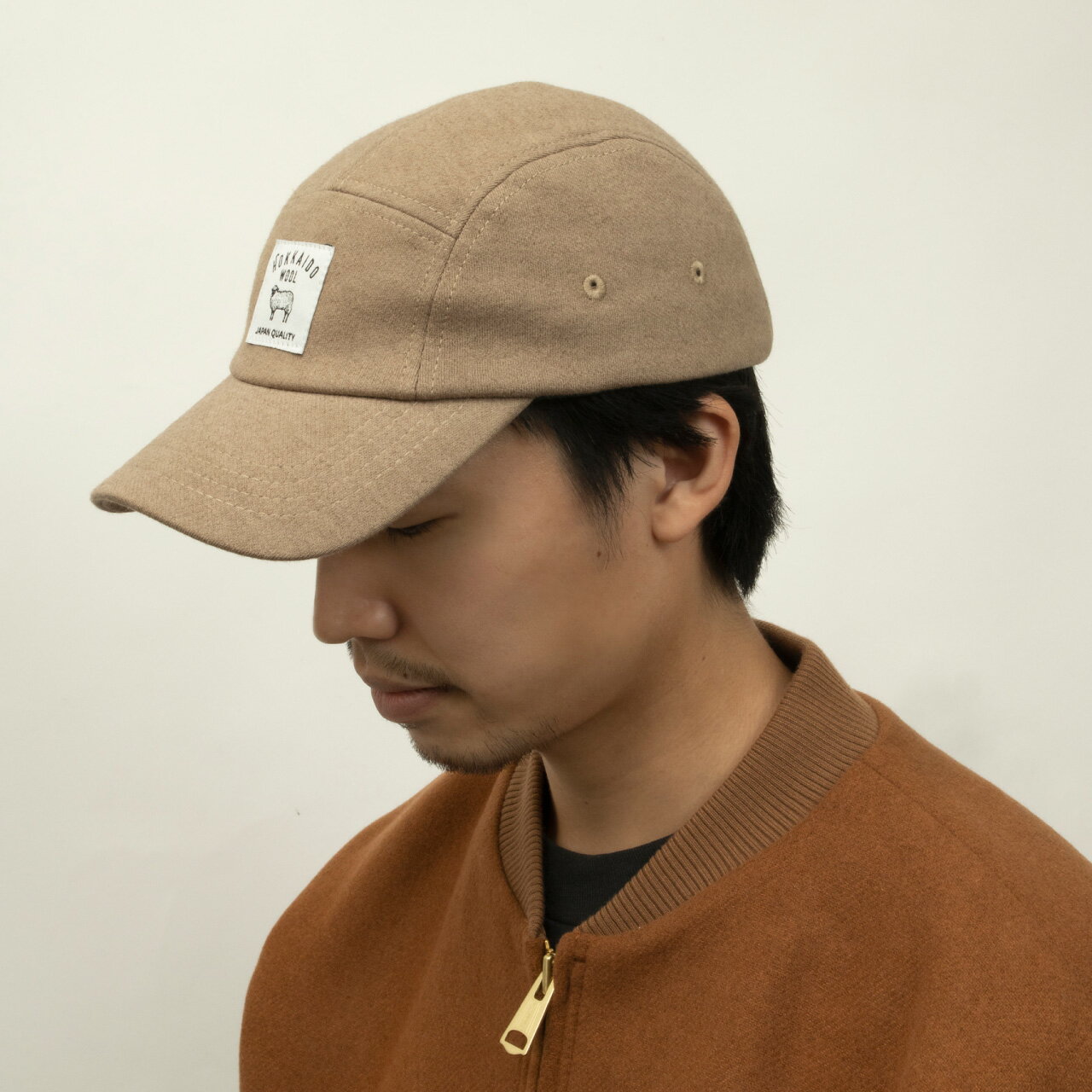 【ふるさと納税】HOKKAIDO WOOL JET-CAP【フリーサイズ1個】 サムネイル2