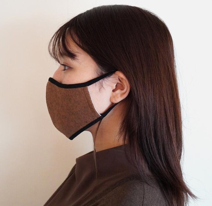 【ふるさと納税】北海道ウールマスク 1枚 マスク 洗える 洗えるマスク 立体 3Dマスク 立体マスク 日本製 ウール 羊毛 抗菌 高ウイルス 伸縮性 耳紐 調整可能 小さめ 大きめ Mサイズ/Lサイズ 全5色 ブラック グレー グレージュ おしゃれ 男性 メンズ 女性 レディース - 画像3