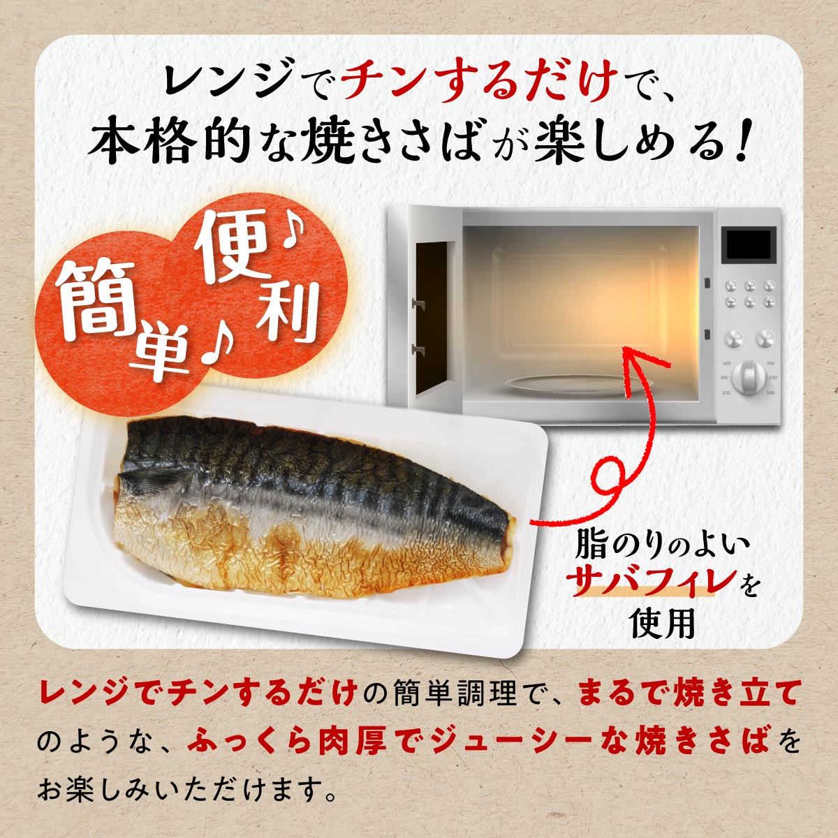 【ふるさと納税】高評価 4.78 レンジで焼さば 12枚入り（フィレ二分割） ふるさと納税 魚 時短料理 手間いらず サバ さば 鯖 惣菜 おかず 切り身 焼サバ 焼きサバ 塩サバ 焼さば 焼鯖 焼き鯖 塩鯖 焼き魚 魚介 海鮮 人気 ふるさと 北海道 白糠町 サムネイル3